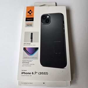 iPhone 14 Plus - Spigen Thin Fit Series Case (BLACK)